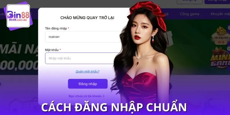 Đăng nhập siêu tốc với 3 bước đơn giản tiện lợi khỏi bàn