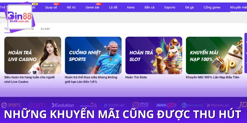 Những ưu đãi cũng được người chơi săn tìm hàng ngày