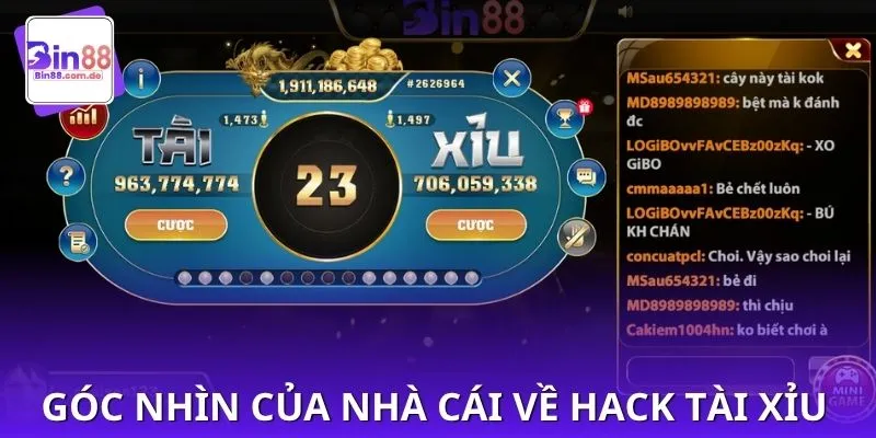 Dùng hack tài xỉu không nhất thiết là hành vi gian lận